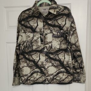 Nomad Camouflage Button Up Denim Shirt